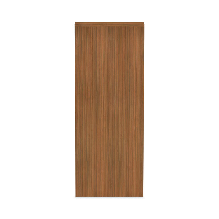 Alera® Alera Valencia Series Bookcase, Six-Shelf, 31.75w x 14d x 80.25h, Modern Walnut (ALEVA638232WA)