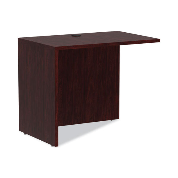 Alera® Alera Valencia Series Reversible Return/Bridge Shell, 35w x 23.63d x 29.5h, Mahogany (ALEVA353624MY)