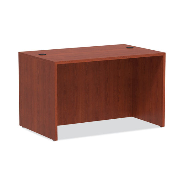 Alera® Alera Valencia Series Straight Front Desk Shell, 47.25" x 29.5" x 29.63", Medium Cherry (ALEVA214830MC)