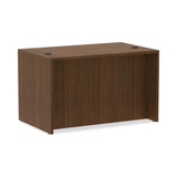 Alera® Alera Valencia Series Straight Front Desk Shell, 47.25" x 29.5" x 29.63", Modern Walnut (ALEVA214830WA) Each