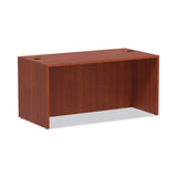 Alera® Alera Valencia Series Straight Front Desk Shell, 59.13" x 29.5" x 29.63", Medium Cherry (ALEVA216030MC)