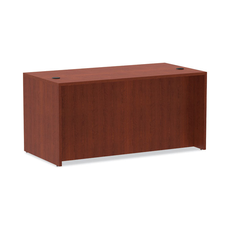 Alera® Alera Valencia Series Straight Front Desk Shell, 59.13" x 29.5" x 29.63", Medium Cherry (ALEVA216030MC)