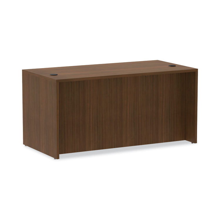 Alera® Alera Valencia Series Straight Front Desk Shell, 59.13" x 29.5" x 29.63", Modern Walnut (ALEVA216030WA)