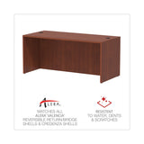 Alera® Alera Valencia Series Straight Front Desk Shell, 65" x 29.5" x 29.63", Medium Cherry (ALEVA216630MC)