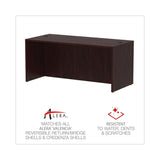 Alera® Alera Valencia Series Straight Front Desk Shell, 65" x 29.5" x 29.63", Mahogany (ALEVA216630MY)