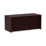 Alera® Alera Valencia Series Straight Front Desk Shell, 65" x 29.5" x 29.63", Mahogany (ALEVA216630MY)