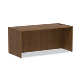 Alera® Alera Valencia Series Straight Front Desk Shell, 65" x 29.5" x 29.63", Modern Walnut (ALEVA216630WA)