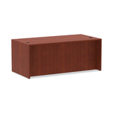 Alera® Alera Valencia Series Straight Front Desk Shell, 71" x 35.5" x 29.63", Medium Cherry (ALEVA217236MC)