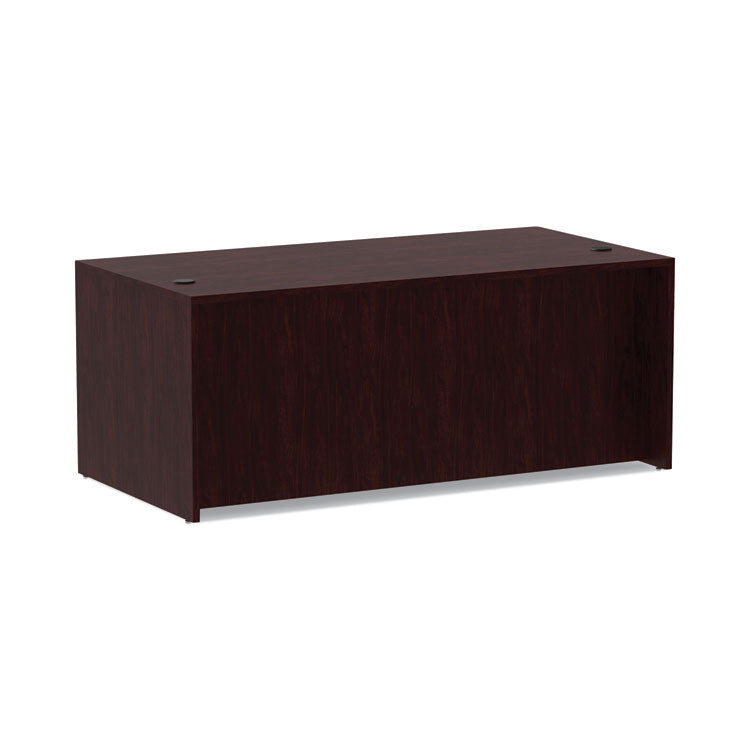 Alera® Alera Valencia Series Straight Front Desk Shell, 71" x 35.5" x 29.63", Mahogany (ALEVA217236MY)