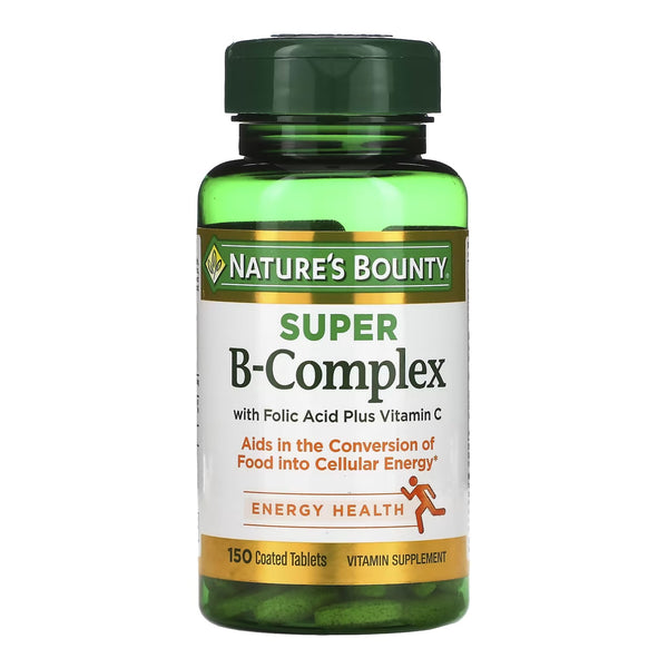 Nature's Bounty® Multivitamin Supplement Vitamin B / Folic acid / Ascorbic Acid 60 mg - 100 mcg - 400 mcg Strength Tablet 150 per Bottle (1128210_BT) 1/BT