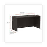 Alera® Alera Valencia Series Credenza Shell, 59.13w x 23.63d x 29.5h, Espresso (ALEVA256024ES)