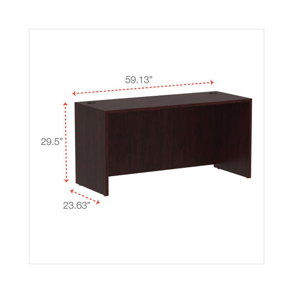 Alera® Alera Valencia Series Credenza Shell, 59.13w x 23.63d x 29.5h, Mahogany (ALEVA256024MY)