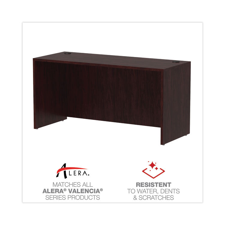 Alera® Alera Valencia Series Credenza Shell, 59.13w x 23.63d x 29.5h, Mahogany (ALEVA256024MY) Each