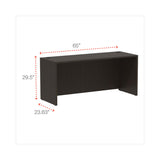 Alera® Alera Valencia Series Credenza Shells, 65w x 23.6d x 29.5h, Espresso (ALEVA256624ES)