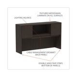 Alera® Alera Valencia Series Hutch with Doors, 4 Compartments, 58.88w x 15d x 35.38h, Espresso (ALEVA286015ES) Each
