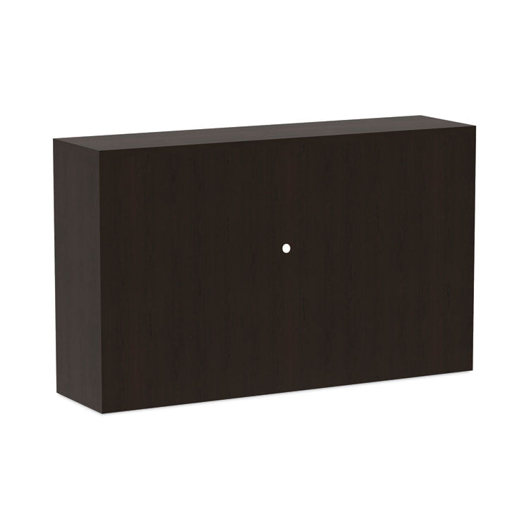 Alera® Alera Valencia Series Hutch with Doors, 4 Compartments, 58.88w x 15d x 35.38h, Espresso (ALEVA286015ES) Each