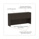 Alera® Alera Valencia Series Hutch with Doors, 4 Compartments, 70.63w x 15d x 35.38h, Espresso (ALEVA287215ES) Each