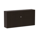 Alera® Alera Valencia Series Hutch with Doors, 4 Compartments, 70.63w x 15d x 35.38h, Espresso (ALEVA287215ES) Each