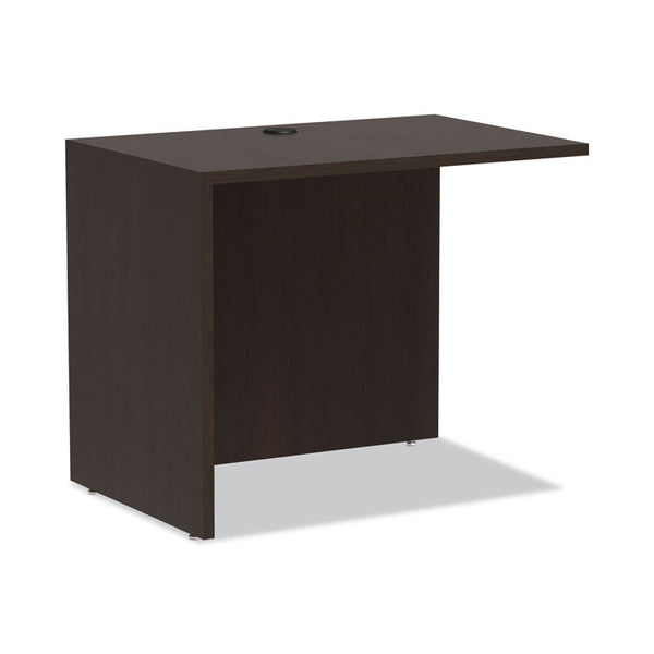 Alera® Alera Valencia Series Reversible Return/Bridge Shell, 35w x 23.63d x 29.5h, Espresso (ALEVA353624ES)