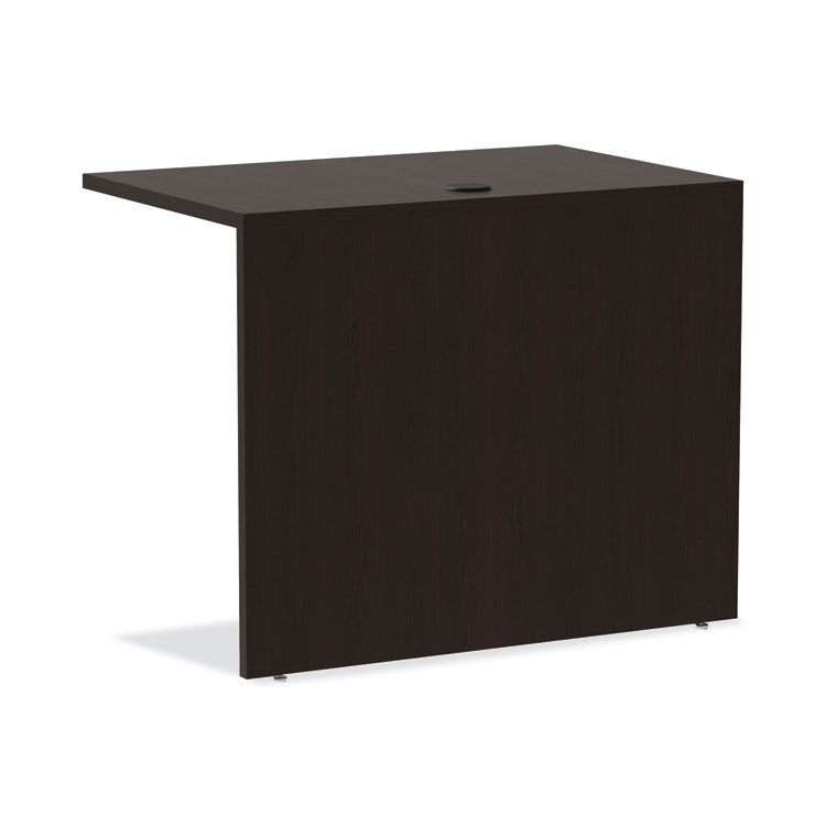 Alera® Alera Valencia Series Reversible Return/Bridge Shell, 35w x 23.63d x 29.5h, Espresso (ALEVA353624ES)