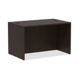 Alera® Alera Valencia Series Straight Front Desk Shell, 47.25" x 29.5" x 29.63", Espresso (ALEVA214830ES)