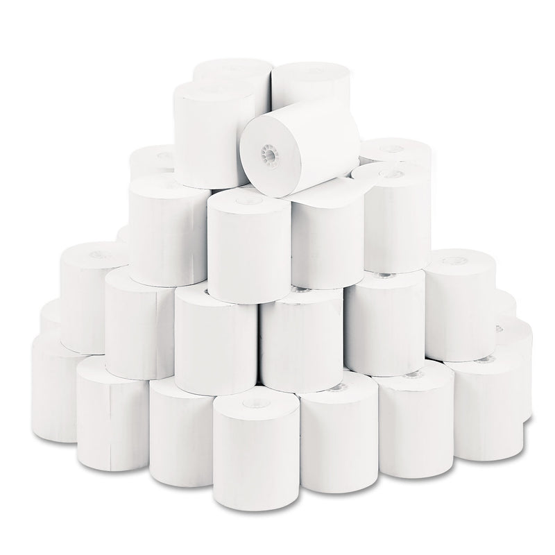 Direct Thermal Printing Thermal Paper Rolls, 3.13" x 230 ft, White, 50/Carton (ICX90780565) Case of 50