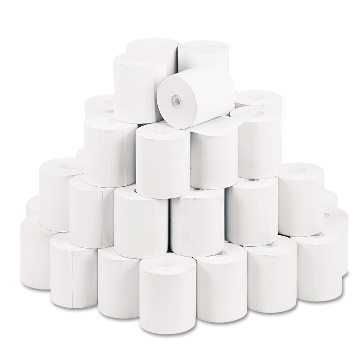 Iconex™ Direct Thermal Printing Thermal Paper Rolls, 3.13" x 230 ft, White, 50/Carton (ICX90781278) Case of 50