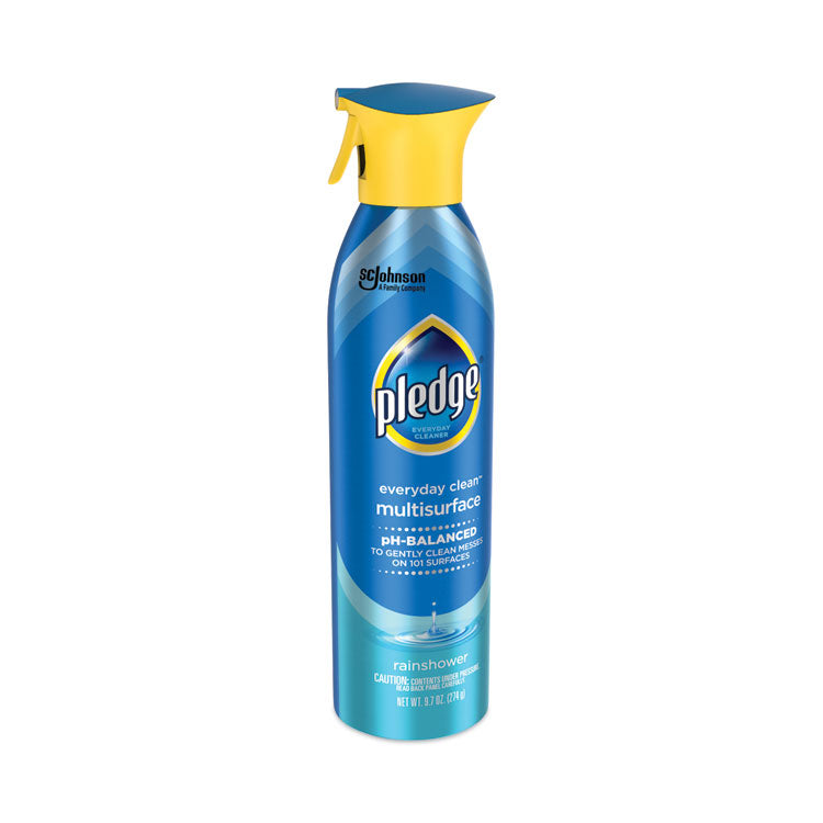 Pledge® Multi-Surface Everyday, Rainshower, 9.7 oz Aerosol Spray (SJN339851EA)