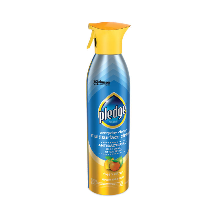 Pledge® Multi Surface Antibacterial Everyday Cleaner, 9.7 oz Aerosol Spray (SJN336276EA)