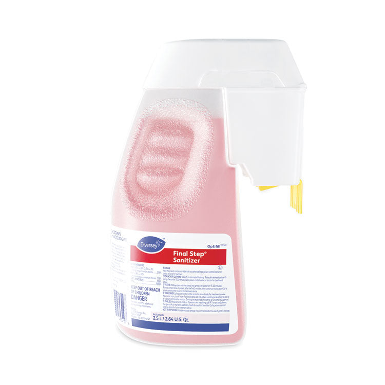 Diversey™ Final Step Sanitizer, Liquid, 2.5 L Spray Bottle (DVO101105267) Each