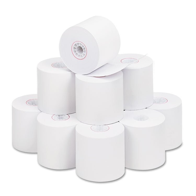 Iconex™ Impact Bond Paper Rolls, 2.25" x 150 ft, White, 12/Pack (ICX90742202) Pack of 12