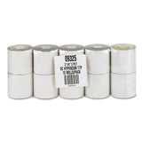 Iconex™ Impact Printing Carbonless Paper Rolls, 2.25" x 70 ft, White/Canary, 10/Pack (ICX90770440) Pack of 10