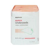 McKesson Super Disposable Underpad 23 X 36 Inch Fluff / Polymer Moderate Absorbency (724035_CS) 150/CS