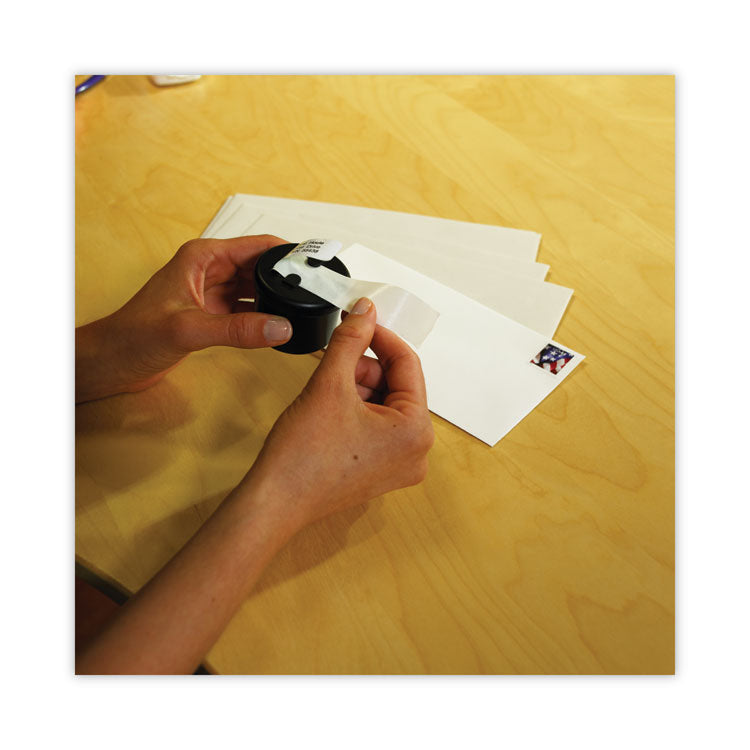 LEE Ultimate Stamp Dispenser, One 100 Count Roll, Black, Plastic, 2" Diameter x 1.69"h (LEE40100) Each