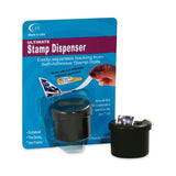 LEE Ultimate Stamp Dispenser, One 100 Count Roll, Black, Plastic, 2" Diameter x 1.69"h (LEE40100) Each