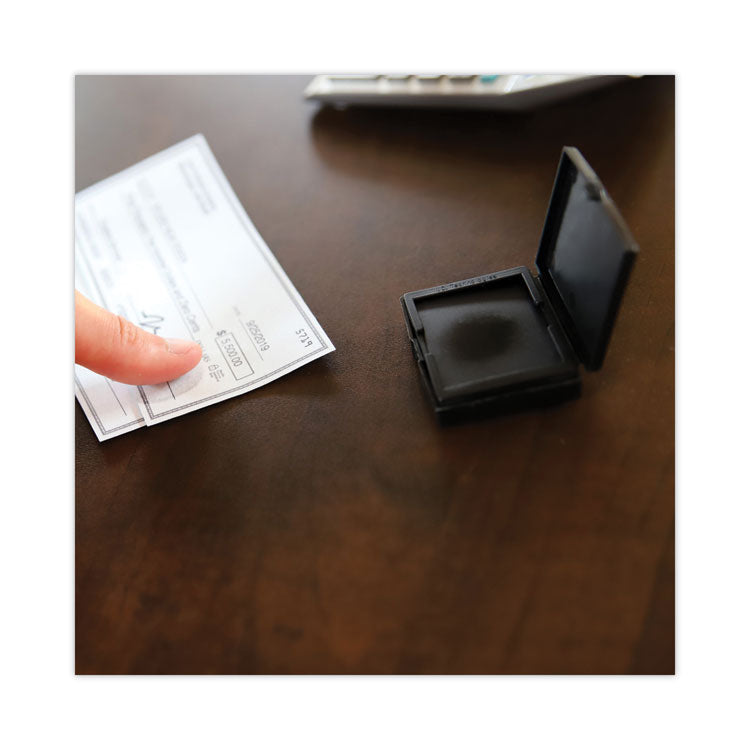 LEE Inkless Fingerprint Pad, 2.25" x 1.75", Black (LEE03027)