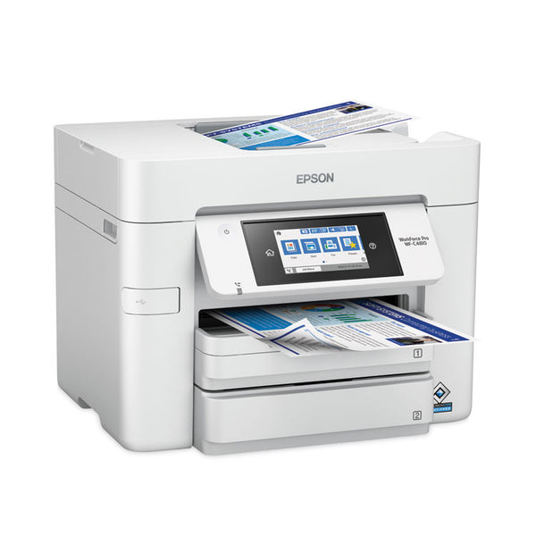 Epson® WorkForce Pro WF-C4810 Color Multifunction Printer, Copy/Fax/Print/Scan (EPSC11CJ05205)