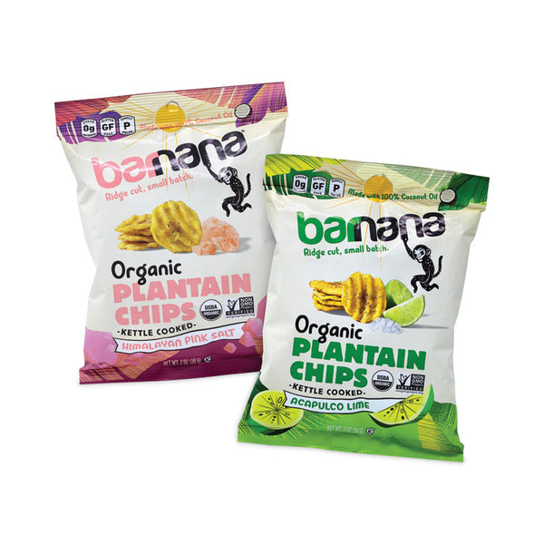 Barnana® Plantain Chip Variety Pack, 2 oz Bag, 12/Pack, Ships in 1-3 Business Days (GRR60000227) Each