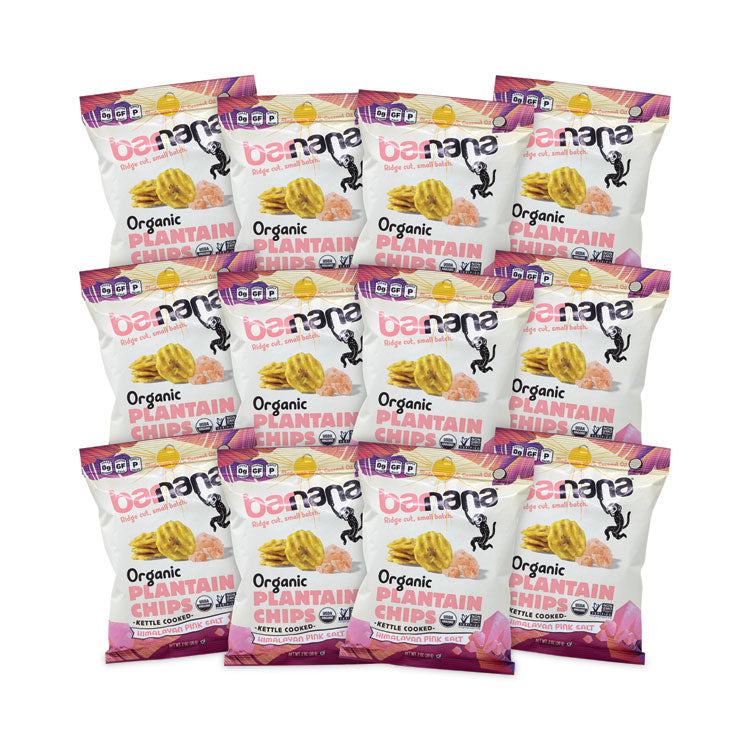 Barnana® Himalayan Pink Sea Salt Plantain Chips, 2 oz Bags, 12/Pack, Ships in 1-3 Business Days (GRR60730318) Each