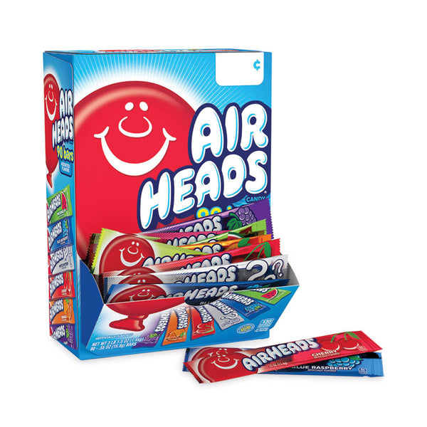 Airheads® Variety Box, Assorted Flavors, 0.55 oz Bar, 90/Carton, Ships in 1-3 Business Days (GRR22000705)