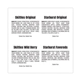 Starburst® Skittles and Starburst Fun Size Variety Pack, 6 lb 8.4 oz Bag, Ships in 1-3 Business Days (GRR22000768) Each