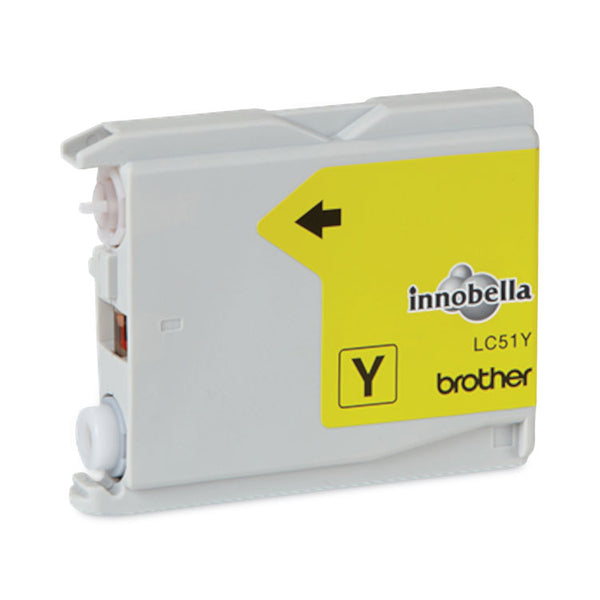 Brother LC51Y Innobella Ink, 400 Page-Yield, Yellow (BRTLC51Y)