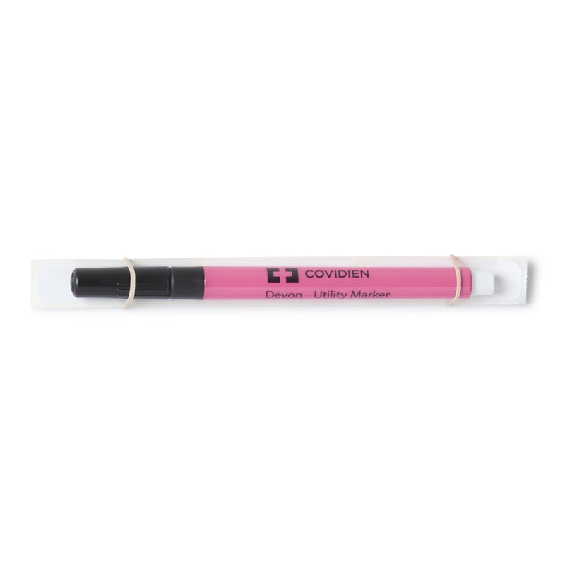 Devon™ Medical Utility Marker with Labels Permanent Black Ink Sterile Full Size Fine Tip (184747_EA) 1/EA