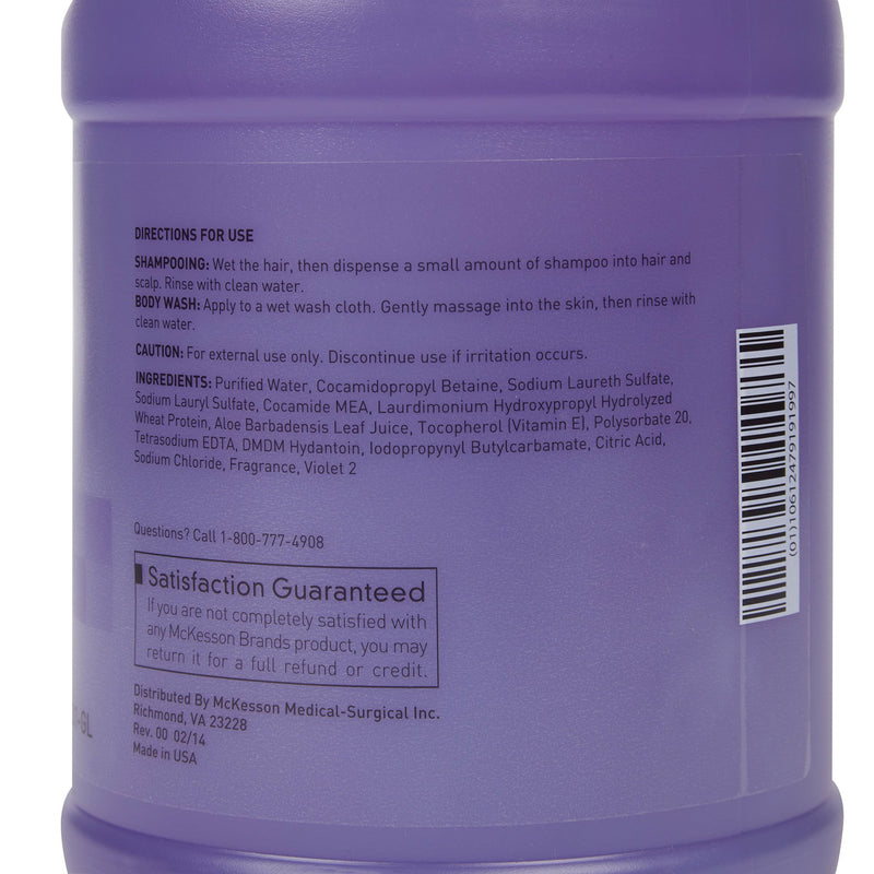 McKesson Tearless Shampoo and Body Wash 1 gal. Jug Lavender Scent (877034_CS) 4/CS