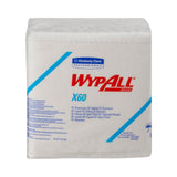 WypAll® X60 Task Wipe Light Duty 76 Count Poly Pack 12 X 12-1/2 Inch NonSterile Reusable (449763_CS) 1/CS