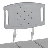 McKesson Knocked Down Bariatric Bath Transfer Bench Arm Rail 18-1/4 to 23-1/4 Inch Seat Height 500 lbs. Weight Capacity (1128903_EA) 1/EA