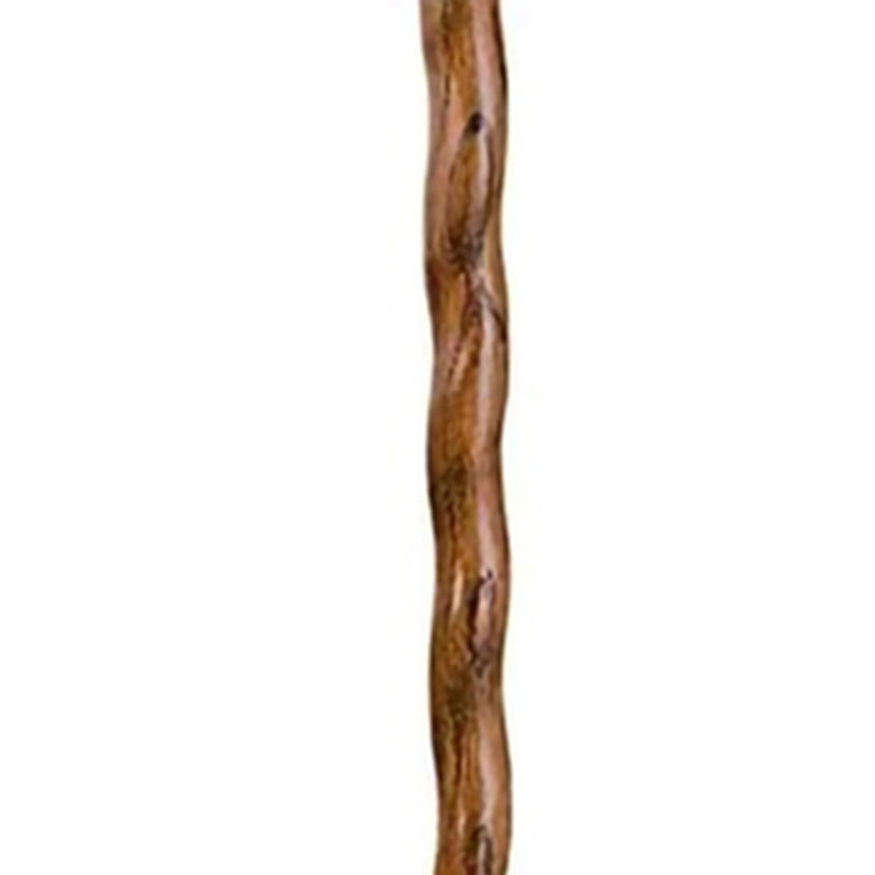 Brazos™ Twisted Fitness Walker Walking Stick Wood 48 Inch Height Brown (1229035_EA) 1/EA