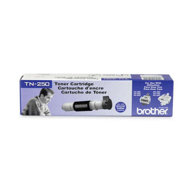 Brother TN250 Toner, 2,200 Page-Yield, Black (BRTTN250)