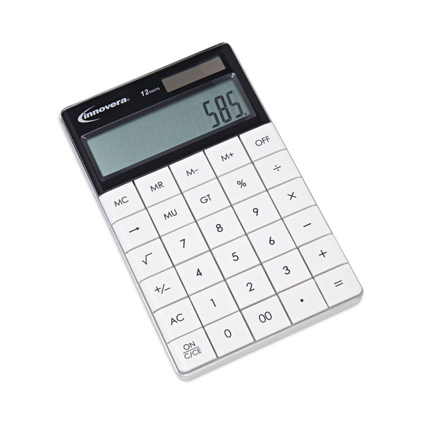 Innovera® 15973 Large Button Calculator, 12-Digit LCD (IVR15973) Each