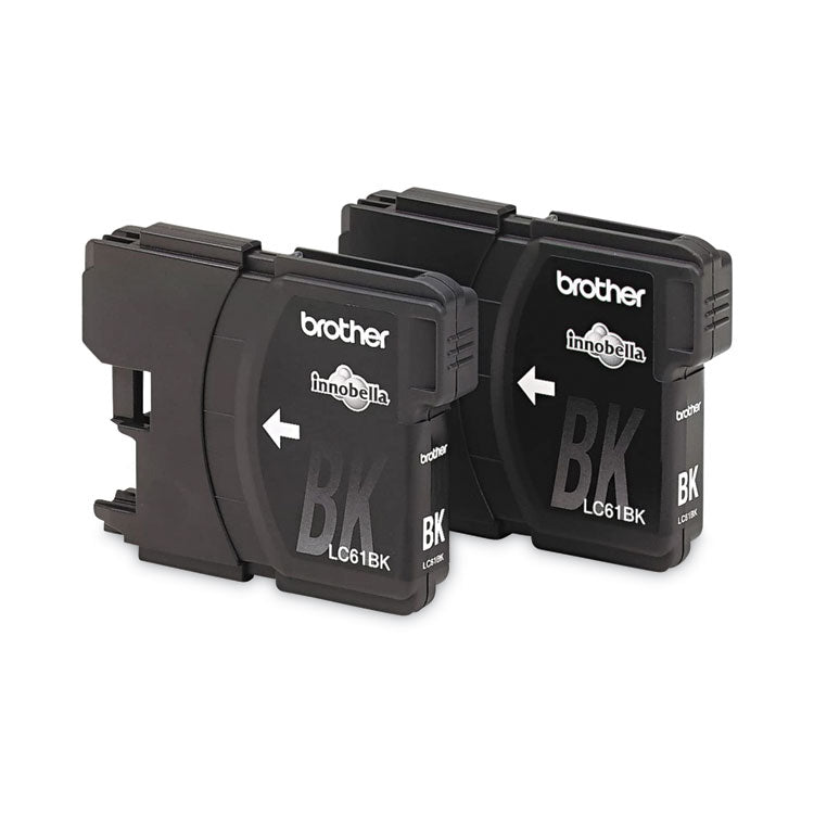 Brother LC612PKS Innobella Ink, 450 Page-Yield, Black, 2/Pack (BRTLC612PKS) Pack of 2